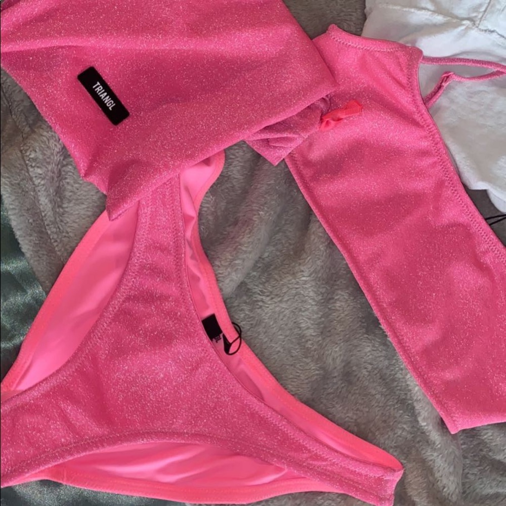 Triangl bathing suit top and bottoms